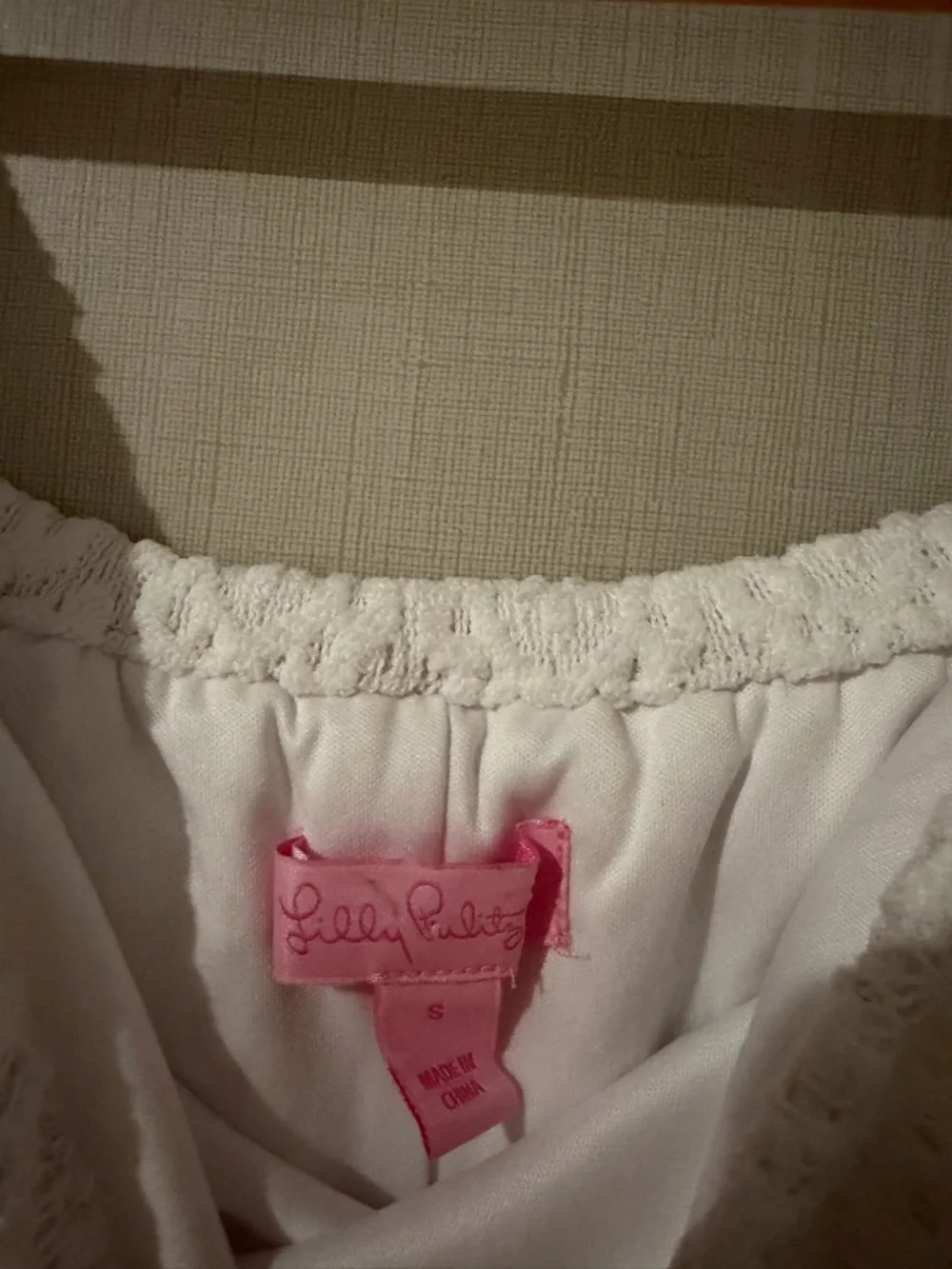 Lilly Pulitzer La Fortuna Gyspea Lace Ruffle Off The Shoulder Mini Dress Small - Picture 3 of 5